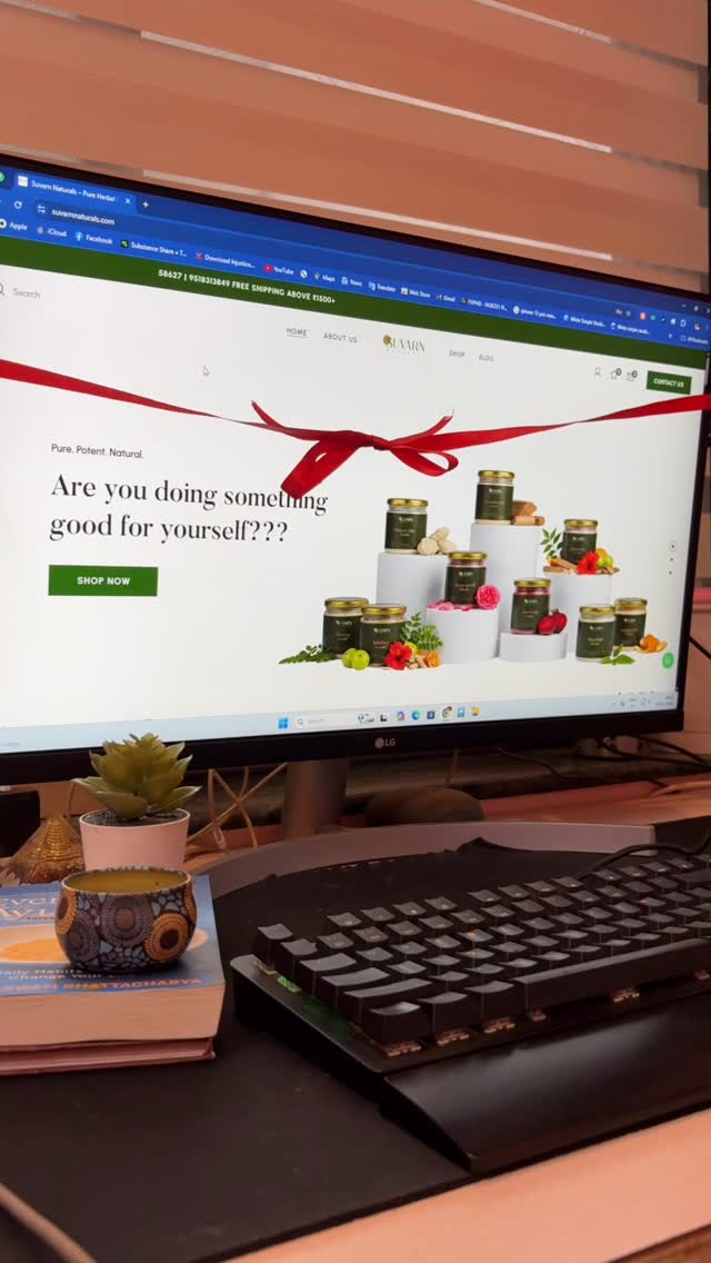 From an idea to a vision…
From a vision to a website 🤍
This space holds our story, our hard work, and our belief in doing things the right way.
Welcome to our digital home 🌱
🔗 Link n bio 

[Website launch, Small business, Suvarn Naturals]

#suvarnnaturals #smallbusiness #websitelaunch #naturalproducts #newbeginings