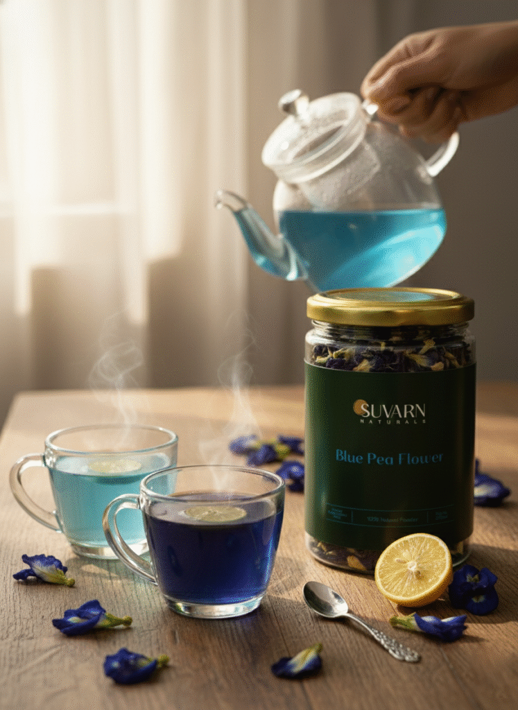 blue pea flower tea for weightloss and skincare