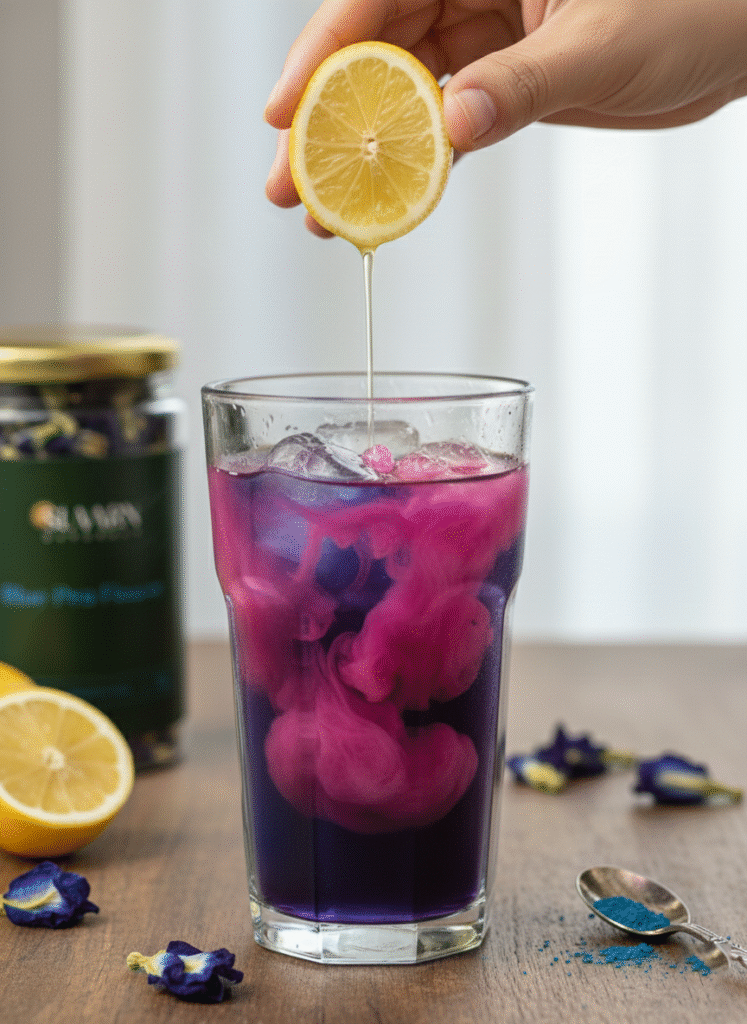 blue pea herbal drink