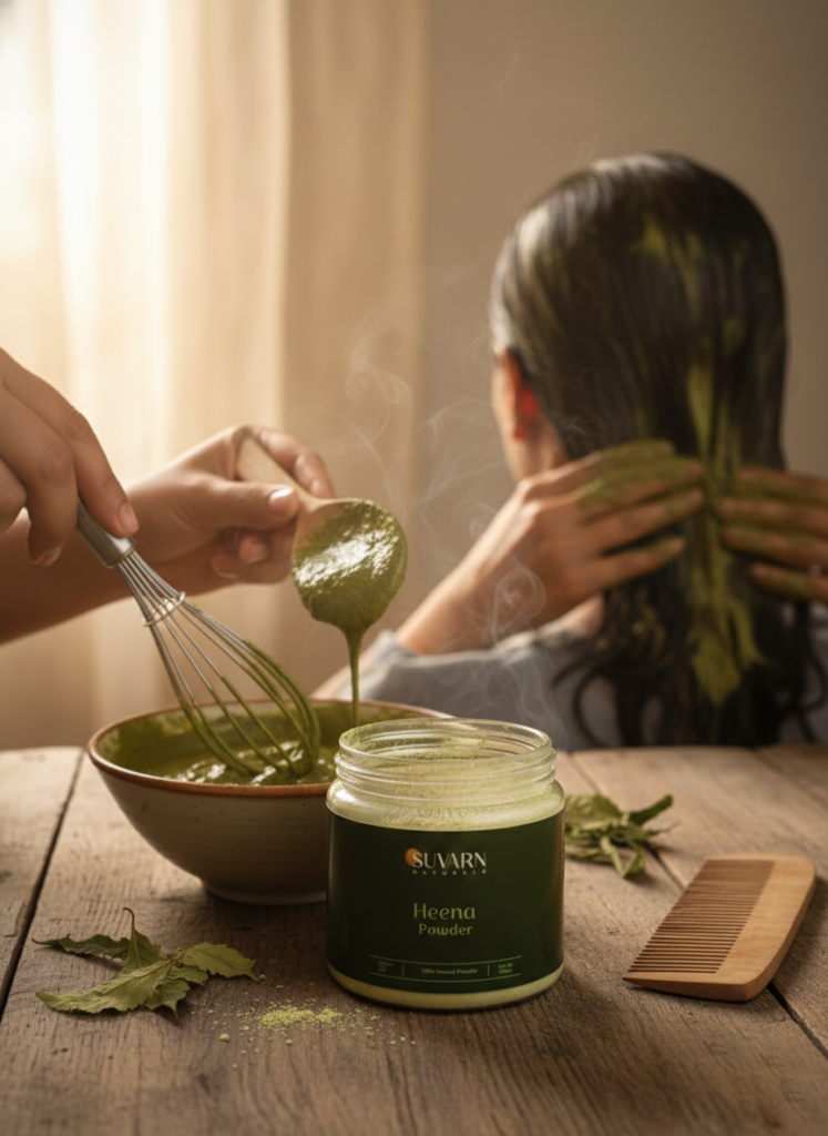 heena powder hair mask