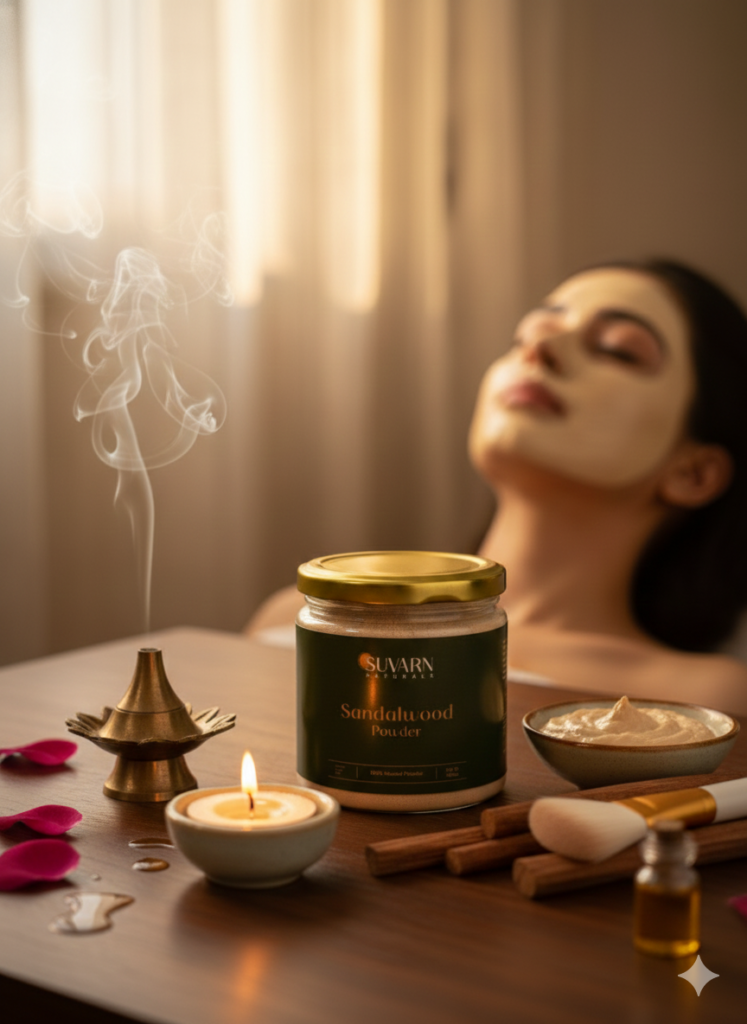 Sandalwood spa retreat essentials