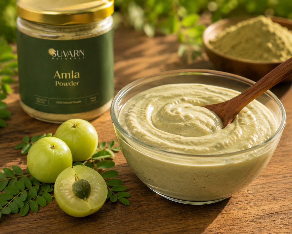 Amla yoghurt hair mask recipe summer hair problems natural remedy